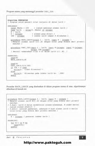 Algoritma pemrograman 2 | PDF