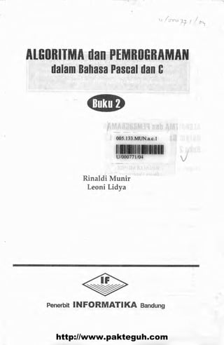 Algoritma pemrograman 2 | PDF