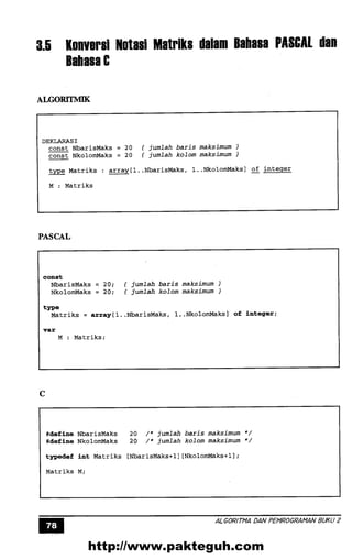 Algoritma pemrograman 2 | PDF