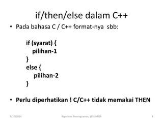 Algoritma pemrograman 7 | PPT