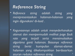 Optimal Reference String System security objective: to ensure that resources are not used or ...
