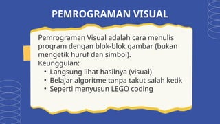 Pengantar Pemrograman dan Algoritma dengan Scratch untuk Pemula | PPTX