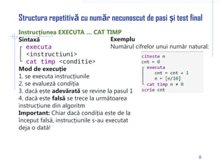 Introducere. Algoritmi elementari în pseudocod | PPTX