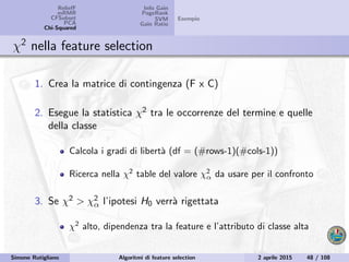 Features Selection's algorithms | PDF