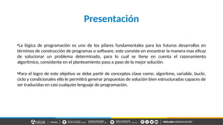 Planeación de Logica de programación - tic 1 | PPTX