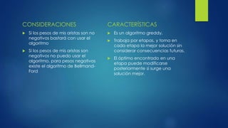Algoritmo de dijkstra | PPTX