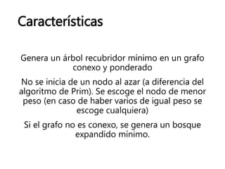 Algoritmo de Kruzkal PPT Descarga Gratuita