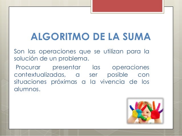 Algoritmo de la suma