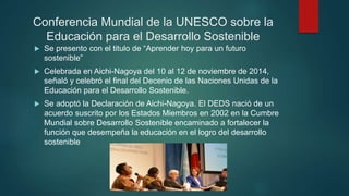 Principales Eventos y conferencias mundiales de la educacion | PPTX