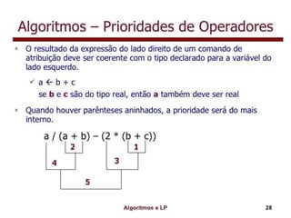 Algoritmo e lógica de programação