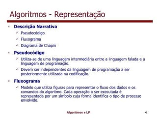 Algoritmo e lógica de programação