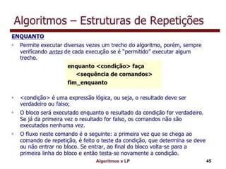 Algoritmo e lógica de programação