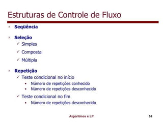 Algoritmo e lógica de programação