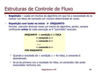 Algoritmo e lógica de programação