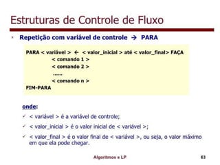 Algoritmo e lógica de programação