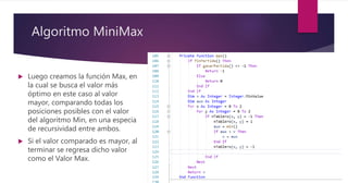 Algoritmo para el juego del gato | PPTX