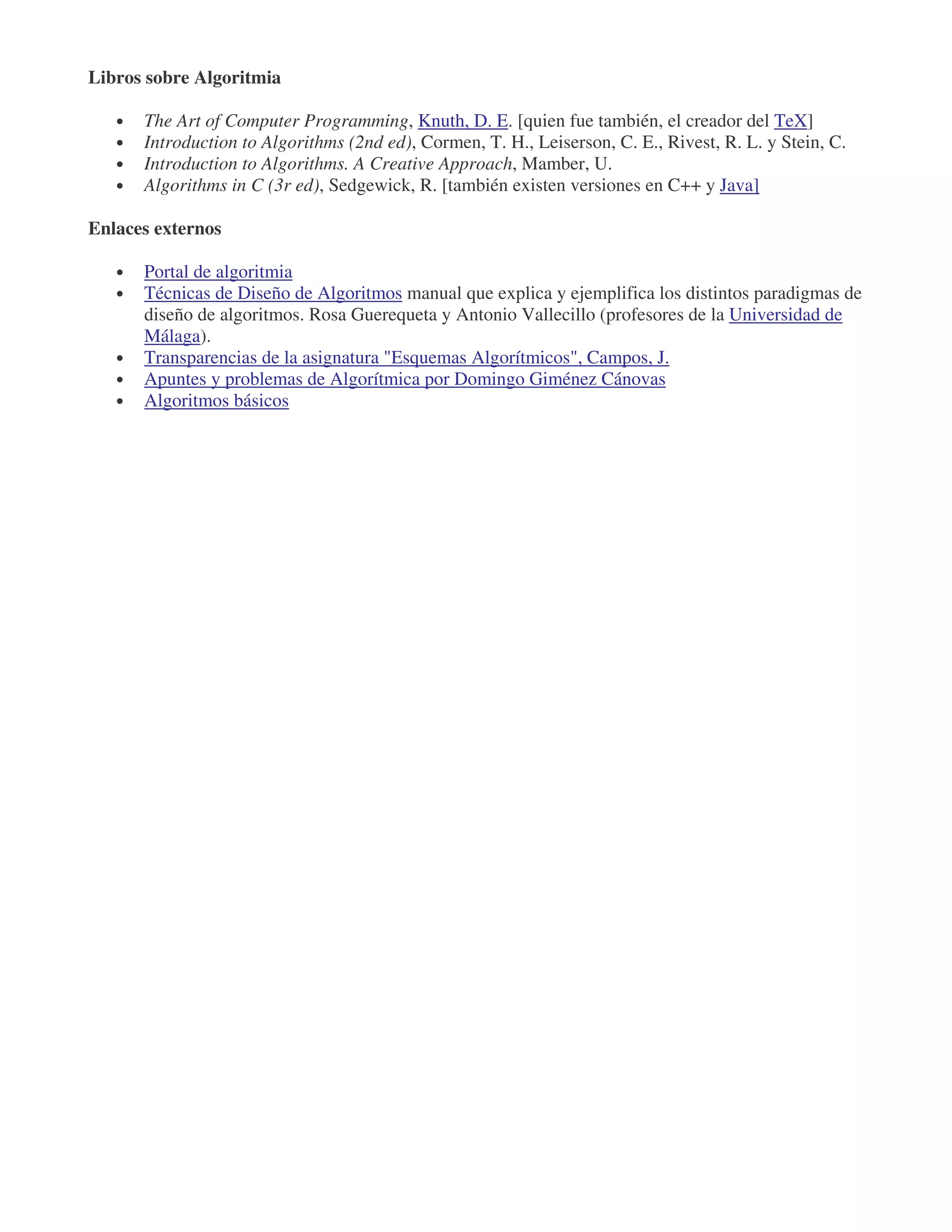 Resumen de algoritmo