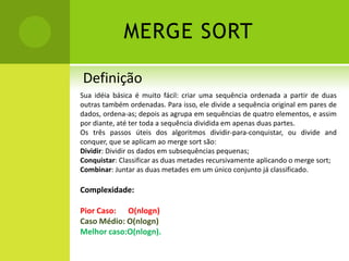 SELECTION SORTDemonstração: 