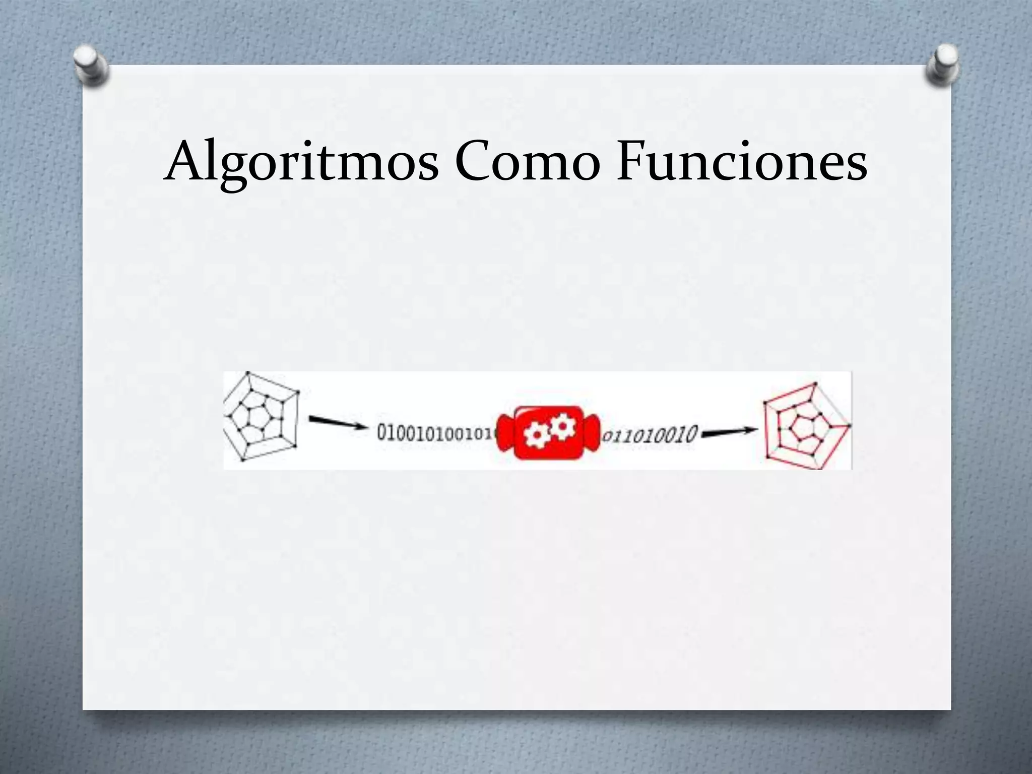 Algoritmos Como Funciones
 