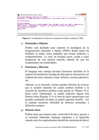 Algoritmos resueltos-con-python | PDF