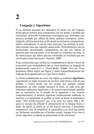 Algoritmos resueltos-con-python | PDF
