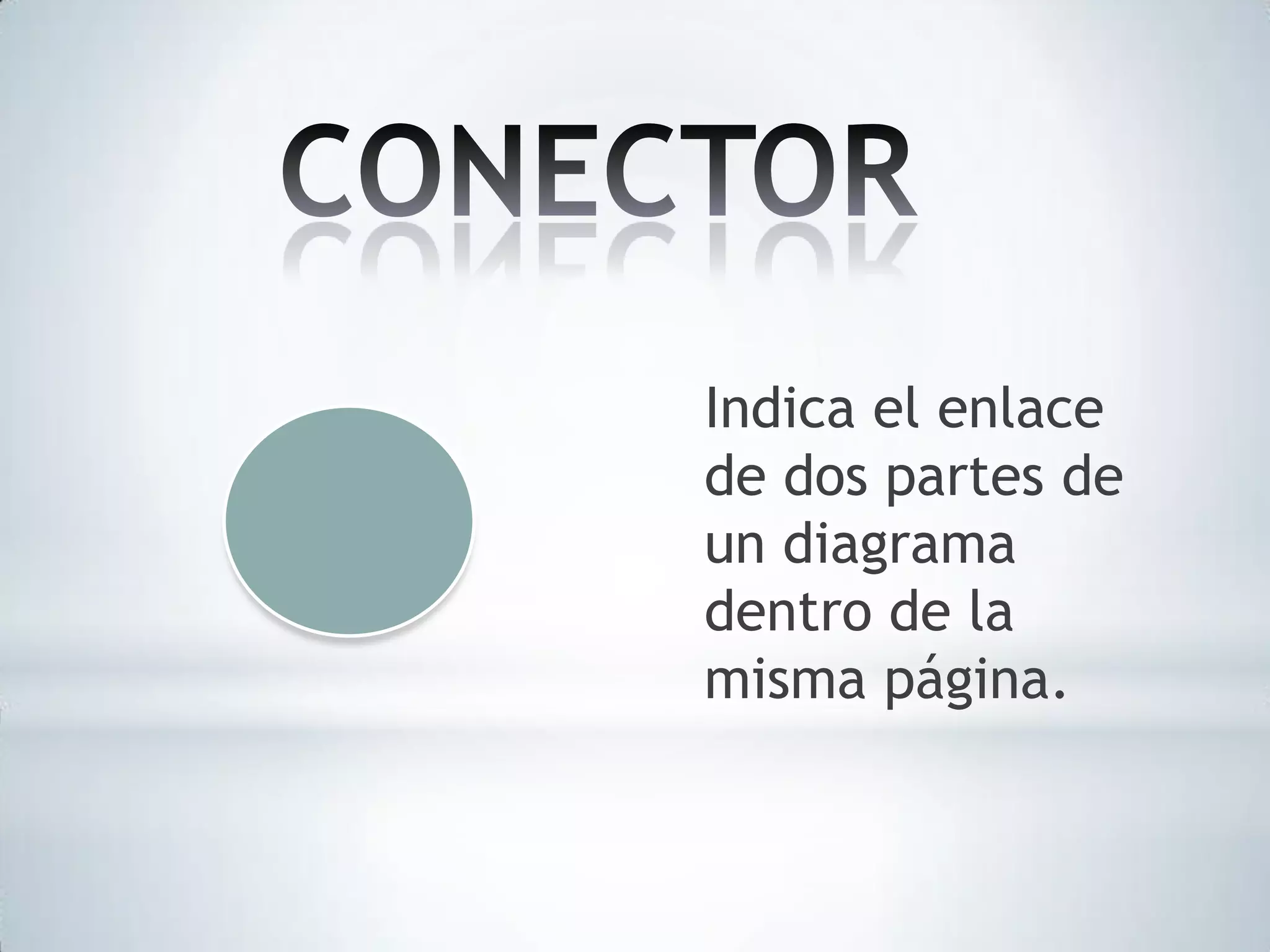 Indica el enlace
de dos partes de
un diagrama
dentro de la
misma página.

 