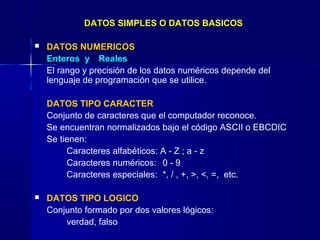 Algoritmos conceptos basicos | PPT