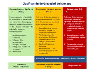 Clasificación de Gravedad del Dengue
A B C
 