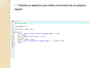 Algoritmos en c++ | PPTX