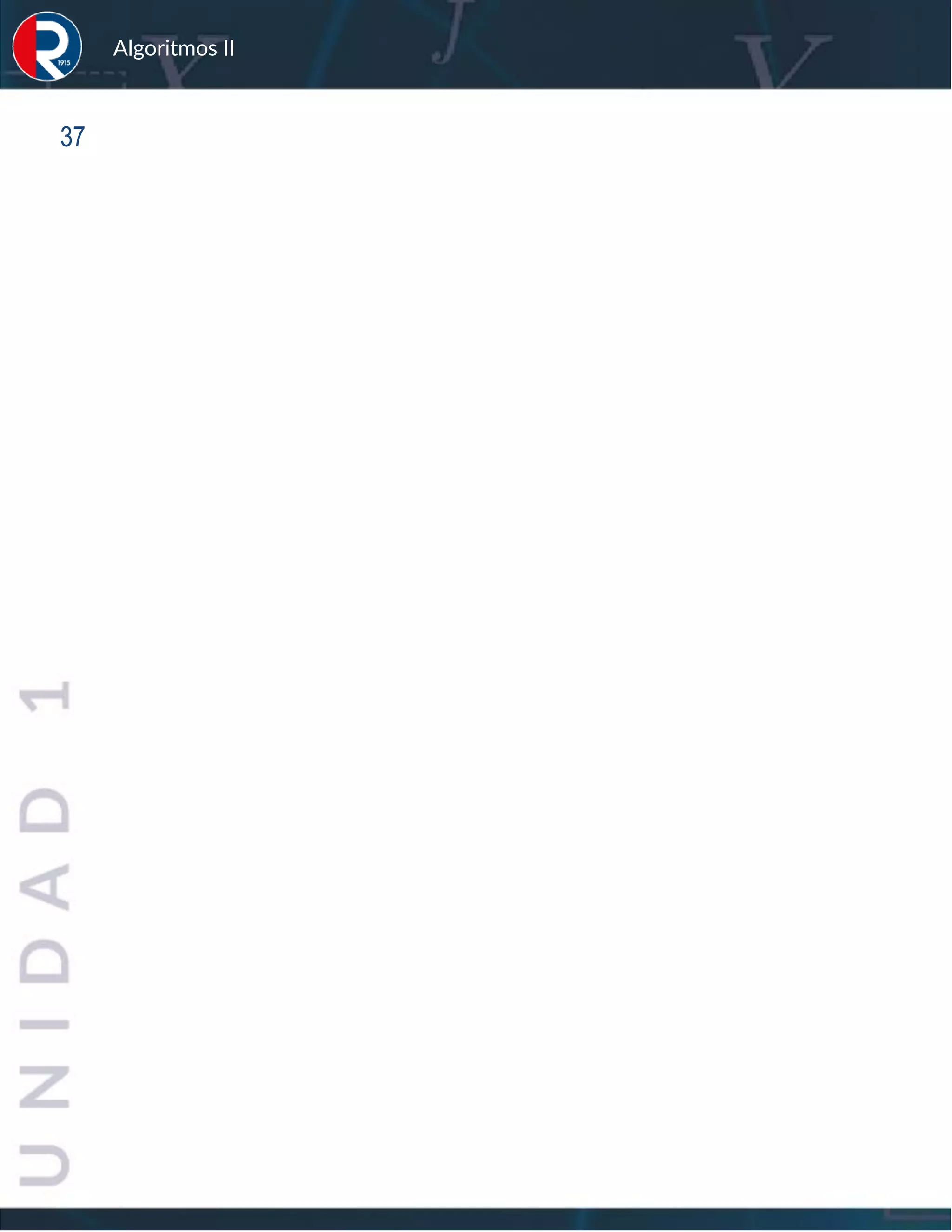 sfs
Algoritmos II
37
 