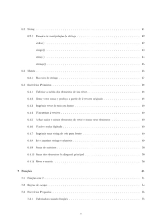 cac~ao e impostos . . . . . . . . . . . . . . . . . . . . . . . . . . . . 7 
1.6.5 Operac~oes com um numero . . . . . . . . . . . . . . . . . . . . . . . . . . . . . . . . . . . 7 
ii 
 
