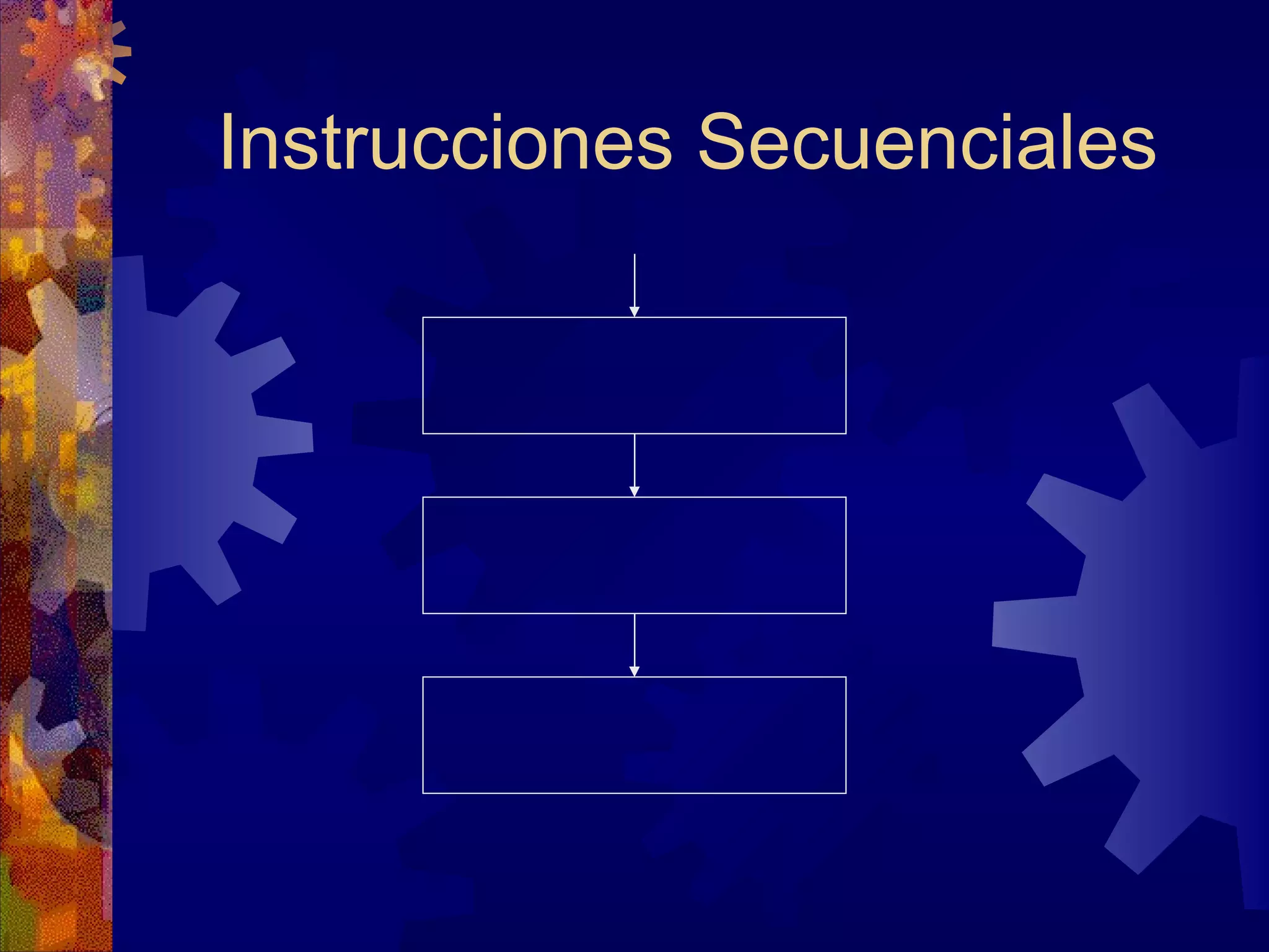 Instrucciones Secuenciales 