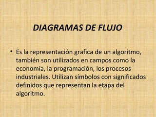 Algoritmos y diagramas de flujo | PPT