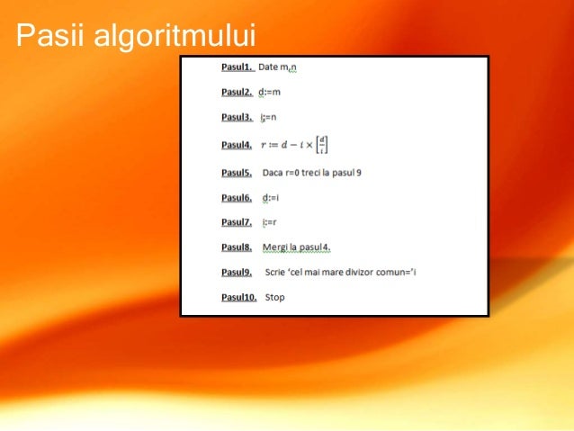 Algoritmul lui euclid