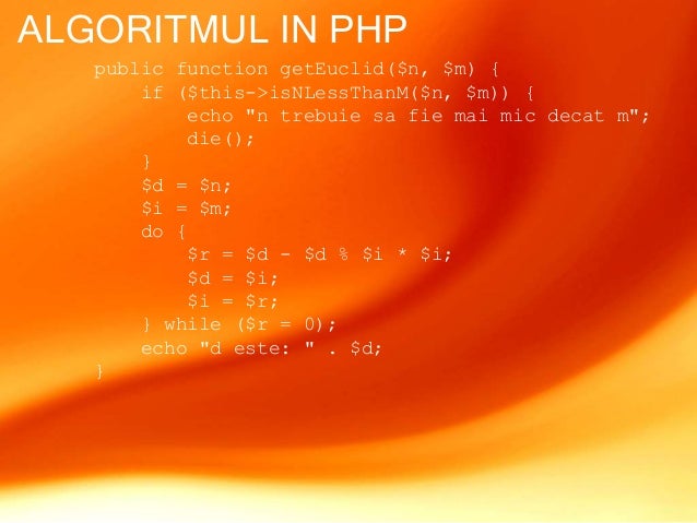 Algoritmul lui euclid