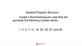 Iterative/Repetition Programming Structures | PPT