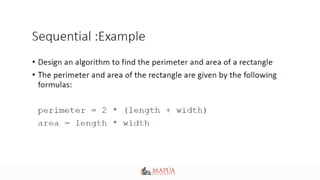 Sequential Flowchart and Pseudocode Design | PPT