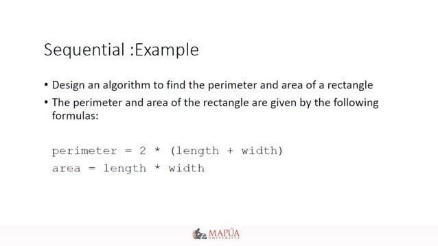 Sequential Flowchart and Pseudocode Design | PPT