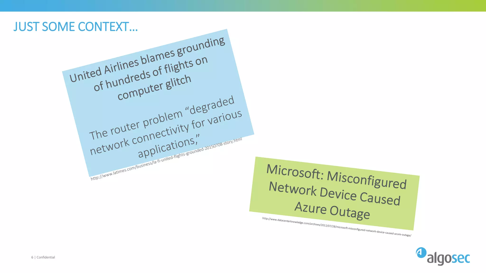 JUST SOME CONTEXT…
6 | Confidential
 