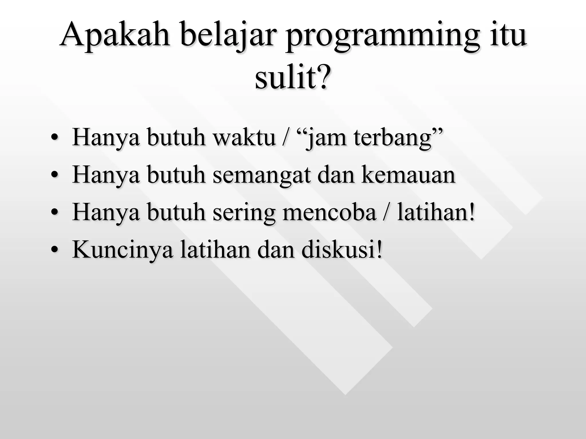 pengenalan algoritma komputasi untuk kuliah | PPT