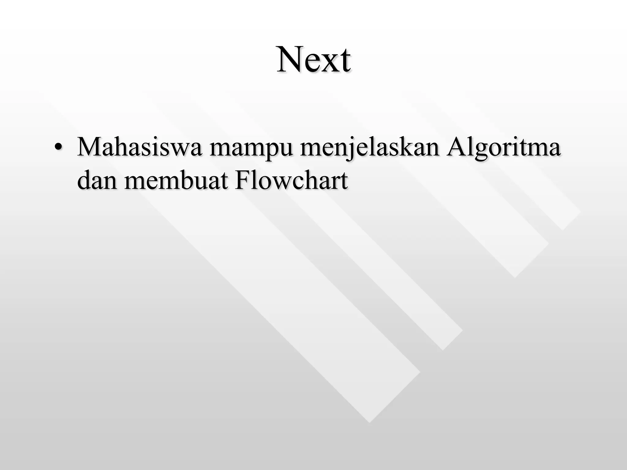 pengenalan algoritma komputasi untuk kuliah | PPT