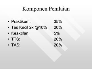 pengenalan algoritma komputasi untuk kuliah | PPT