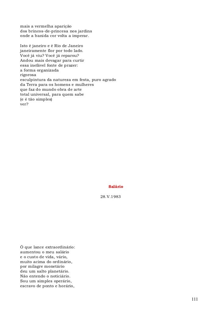 Alguma Poesia Carlos Drummond De Andrade Resumo