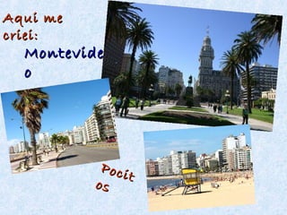 Aqui me
criei:

Montevide
o

Poci
t
os

 