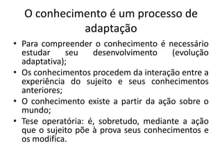 para compreender jean piaget