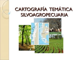 CARTOGRAFÍA  TEMÁTICA  SILVOAGROPECUARIA 