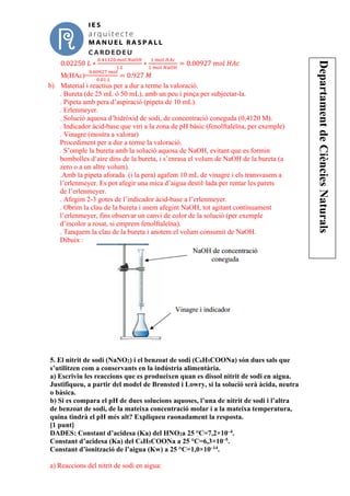 Comprehensive Study of Acid-Base Chemistry and Laboratory Titrations | PDF