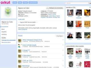Algures 5ª Edição (2010)
● A intenção era incomodar o estudante

de design para que se posicionassem
perante as situações adversas em sua
profissão, academia e sociedade.

● Também pretendia desenvolver as

habilidades dos mesmos em sua área
de conhecimento, por meio de
palestras, oficinas, debates, e
atividades horizontais.
A temática do evento foi o
"incômodo", e para cada um dos 5 dias
havia um dos 5 estágios do Design:
Egoísmo; Confronto: Negociação;
Culpa; Aceitação ou Indignação.

 