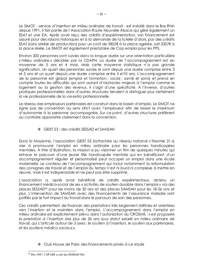 Dynamiser l'emploi des personnes handicapees en milieu Dynamiser l'emploi des personnes handicapees en milieu