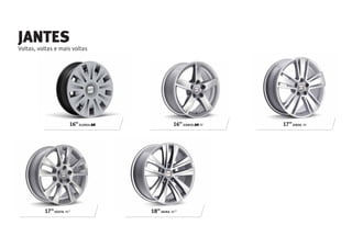 17"KIROA St16"IZAROS St R
18"AKIRA St ²17"KOSTA St ¹
16"ELODEA R
Voltas, voltas e mais voltas
JANTES
 